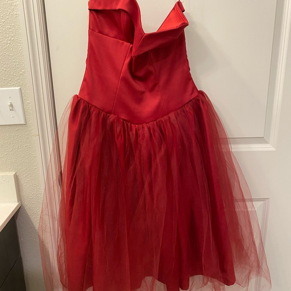 Pinup Girl Clothing Red Bernadette No Bolero - Picture 2 of 3